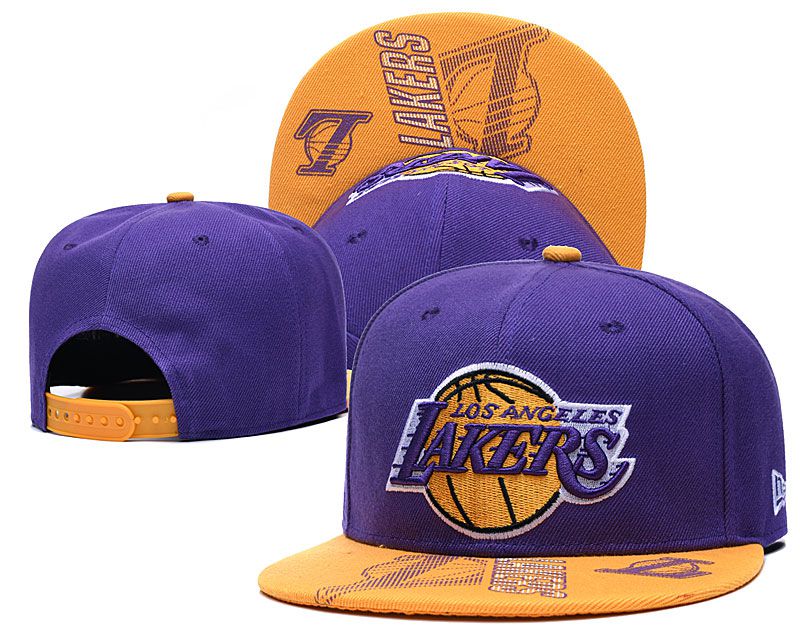 2020 NBA Los Angeles Lakers Hat 2020915->nba hats->Sports Caps
